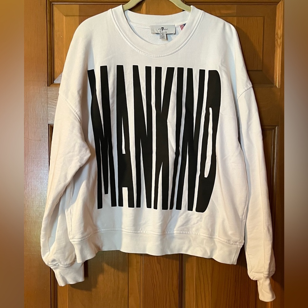 7 for all mankind sweatshirt. Size Medium.